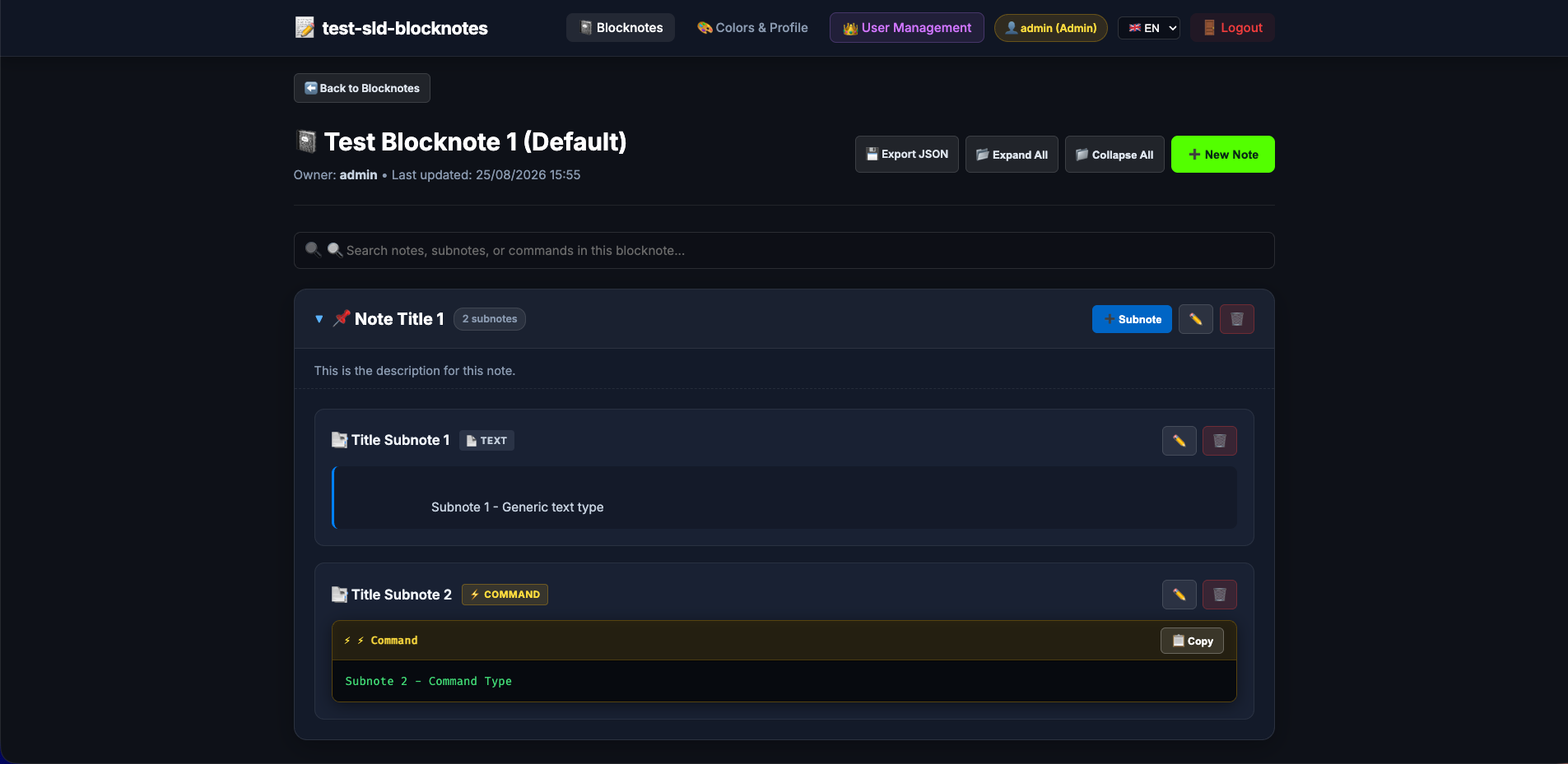SLD-Blocknotes